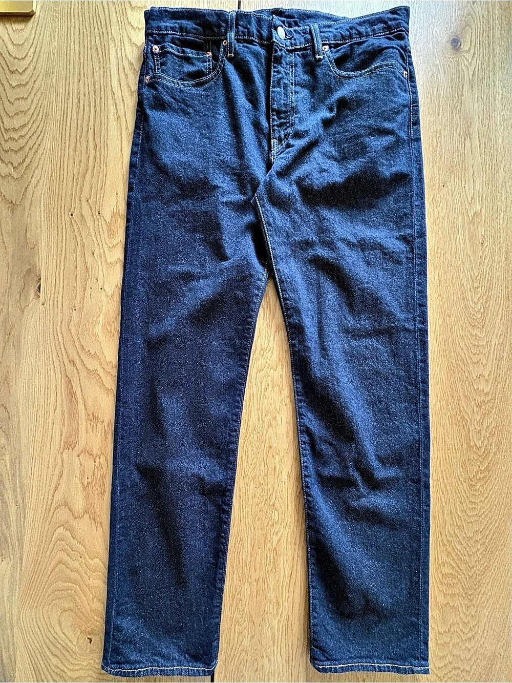 NWT Mens Levis 502 Taper Flex Stretch Dark Wash Jeans Size 36x34